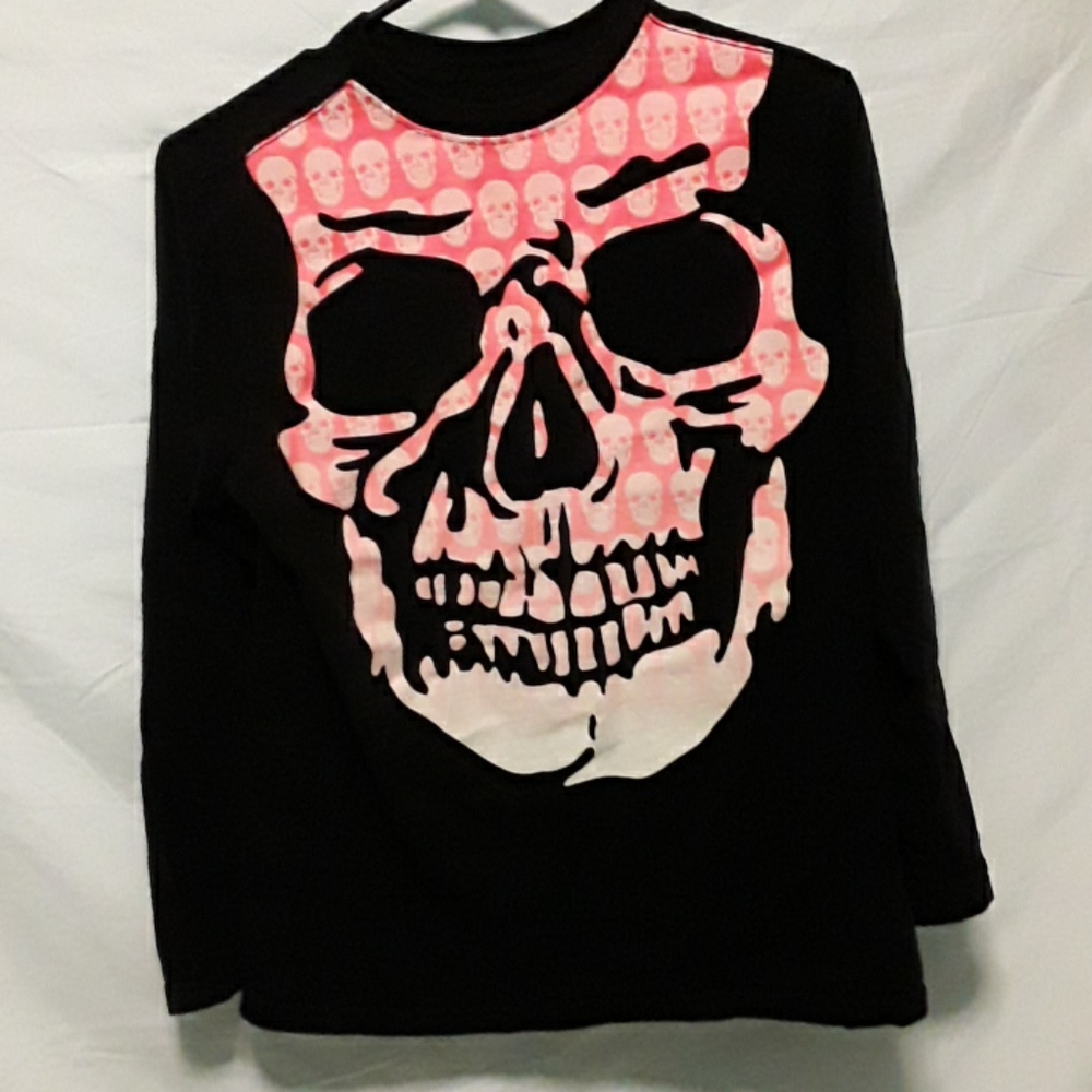 Boys Black Long Sleeve Tee Size XL